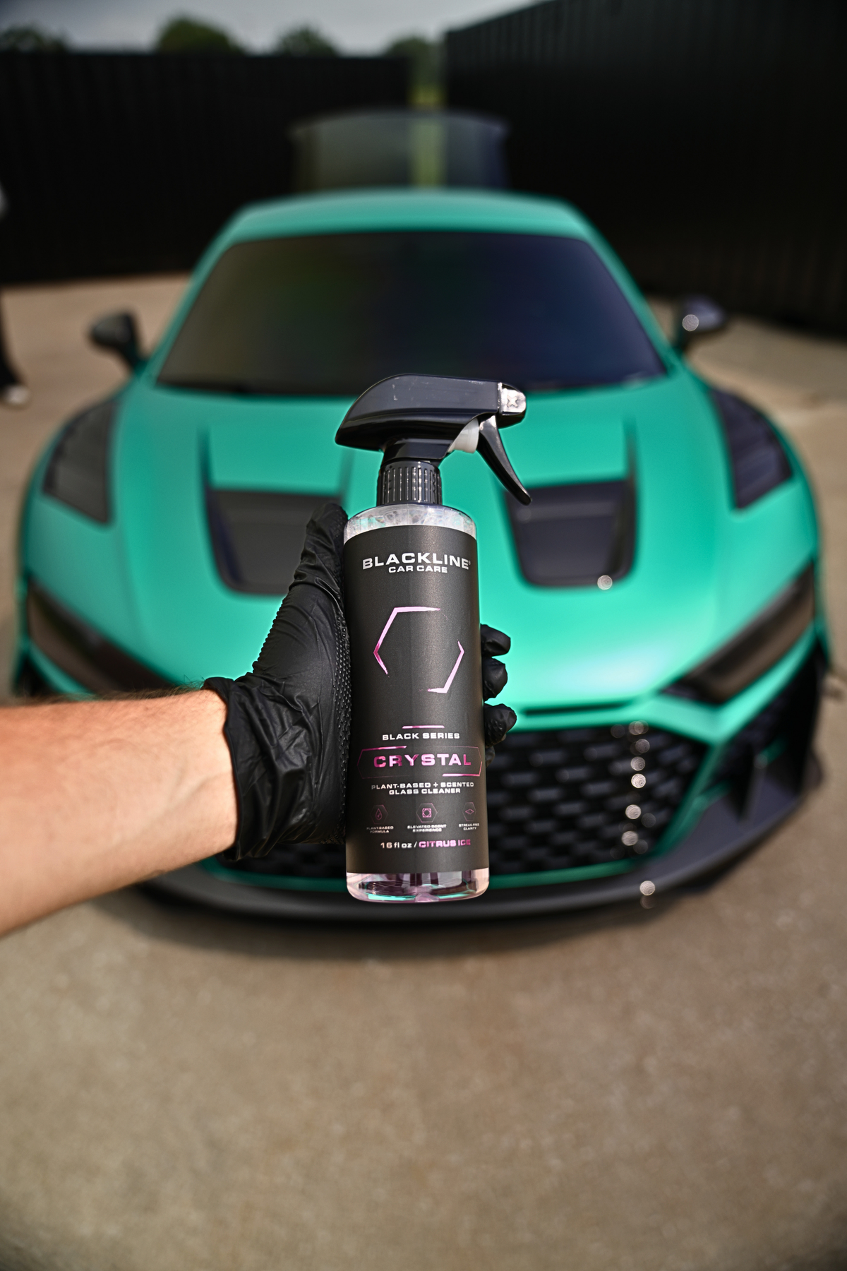 BLACKLINE® Crystal Automotive Glass Cleaner – Streak-Free