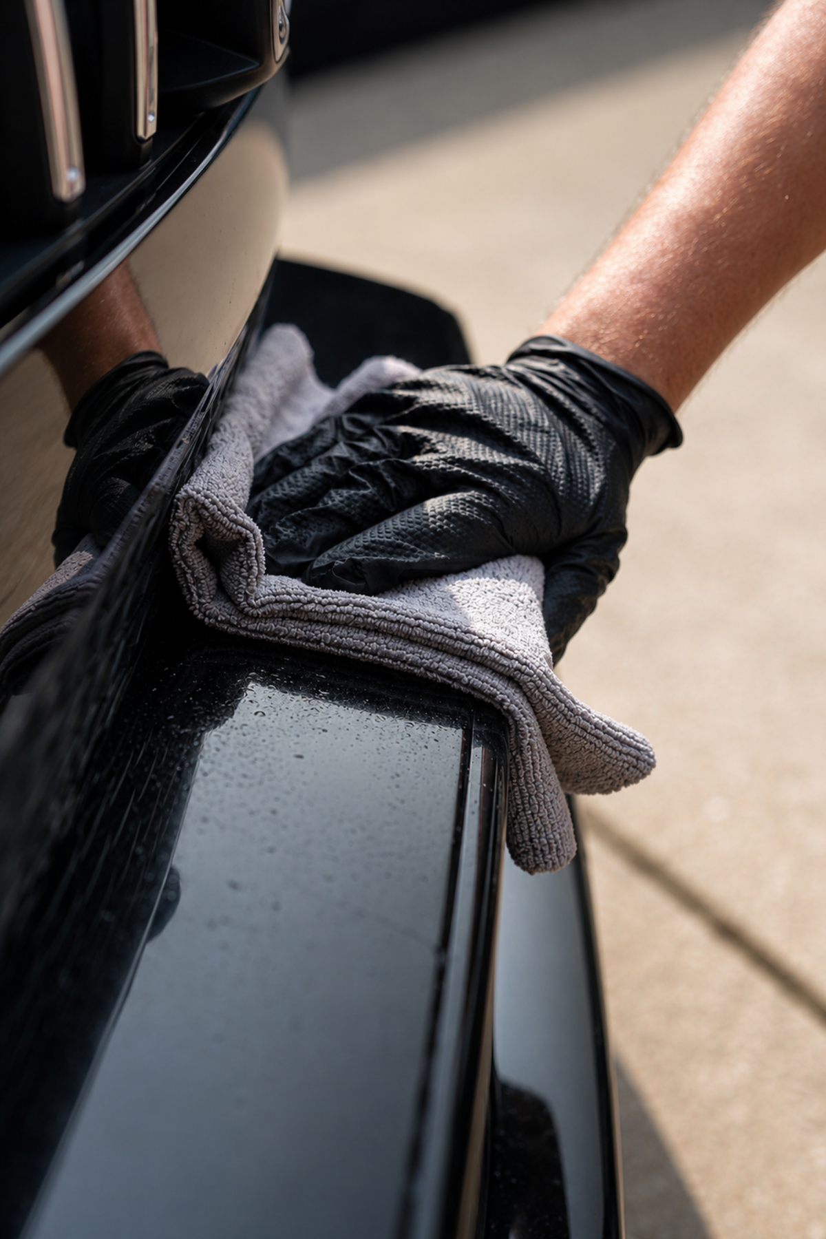 BLACKLINE® Slim Twisted-Loop Microfiber Car Drying Towel