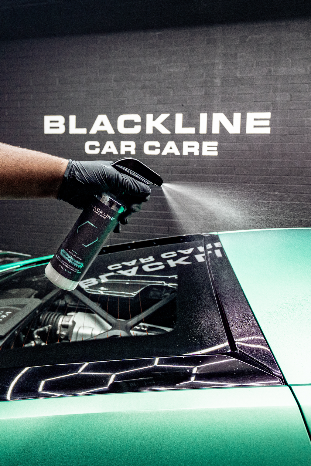 BLACKLINE® Waterless Car Wash Spray – No-Hose Quick Clean