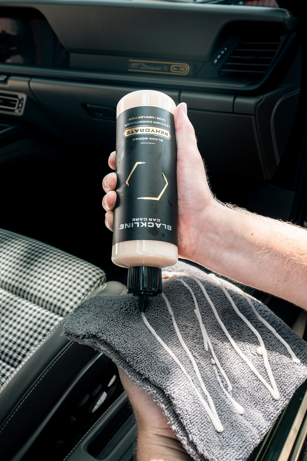 BLACKLINE® Rehydrate Automotive Leather Conditioner & Protectant