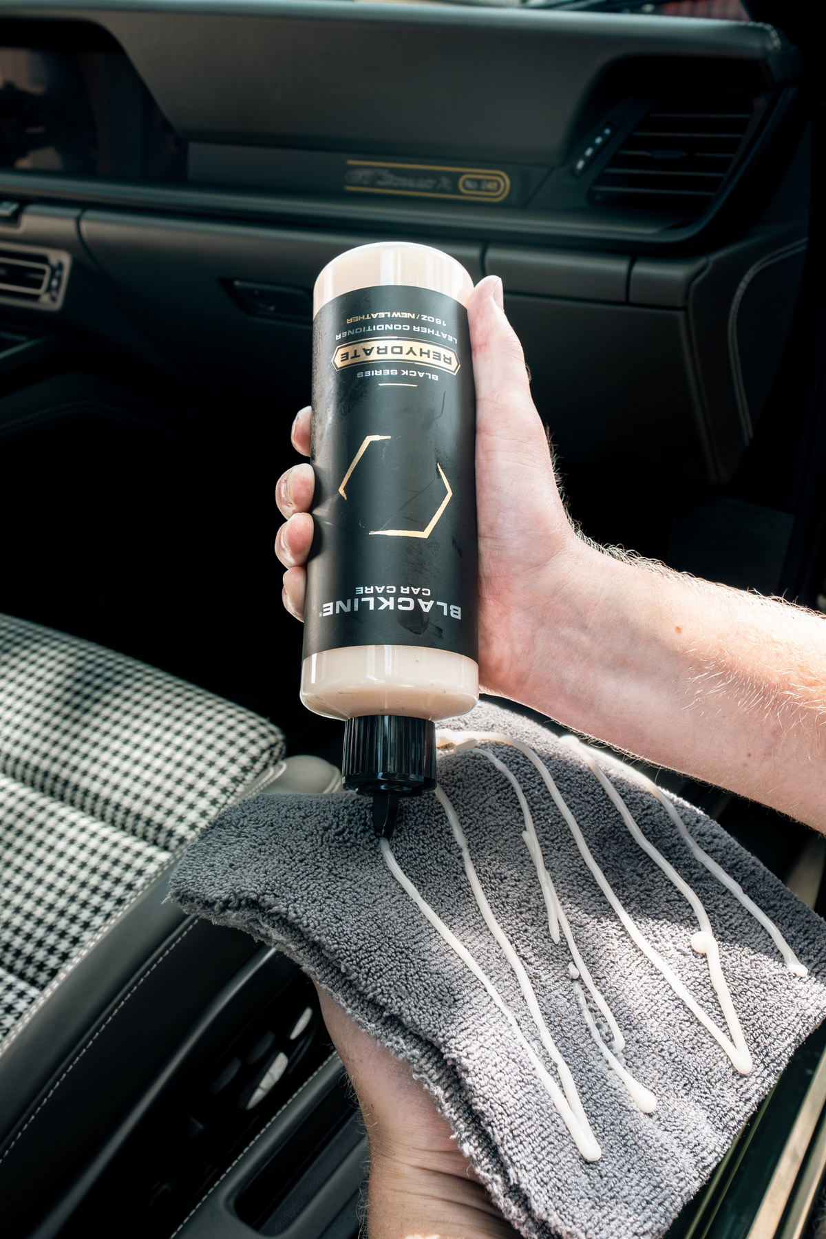 BLACKLINE® Rehydrate Automotive Leather Conditioner & Protectant