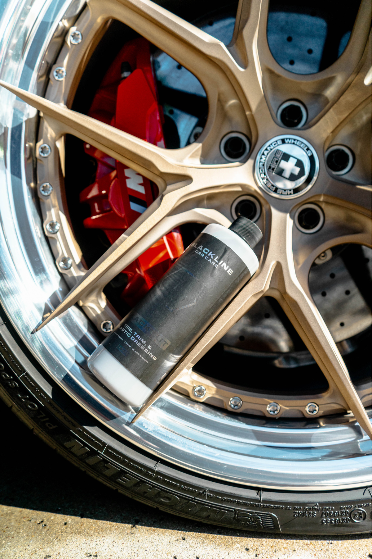 BLACKLINE® Blackout Tire & Trim Dressing – Deep Black Finish