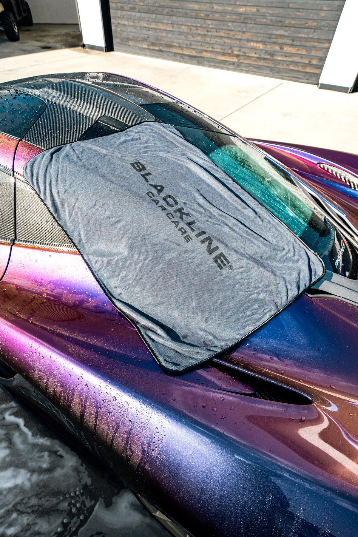 BLACKLINE® Slim Twisted-Loop Microfiber Car Drying Towel