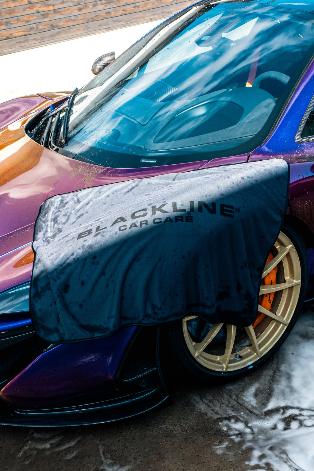 BLACKLINE® Slim Twisted-Loop Microfiber Car Drying Towel