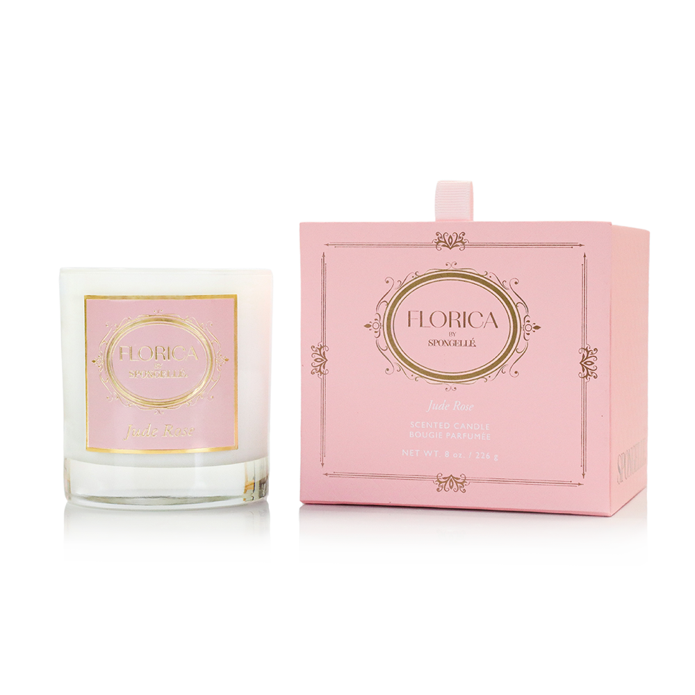 Spongellé Eternal Bloom Jude Rose 2-Piece Perfume & Candle Gift Set