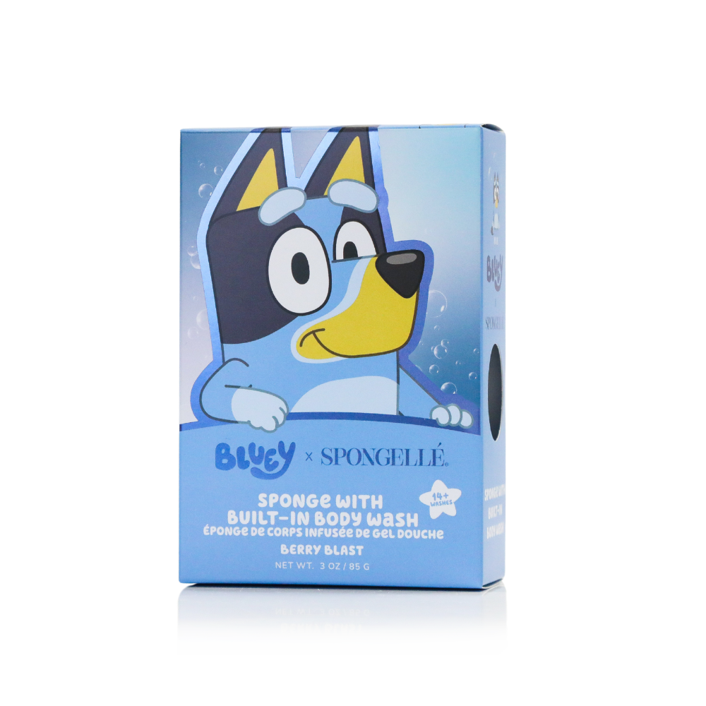 Bluey x Spongellé Berry Blast Kids Body Wash Buffer – 14+ Uses