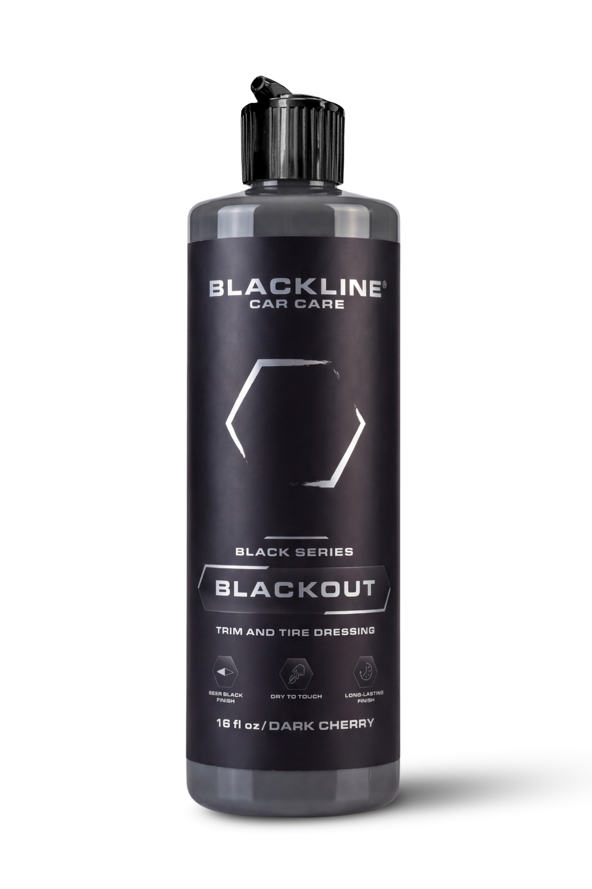 BLACKLINE® Blackout Tire & Trim Dressing – Deep Black Finish