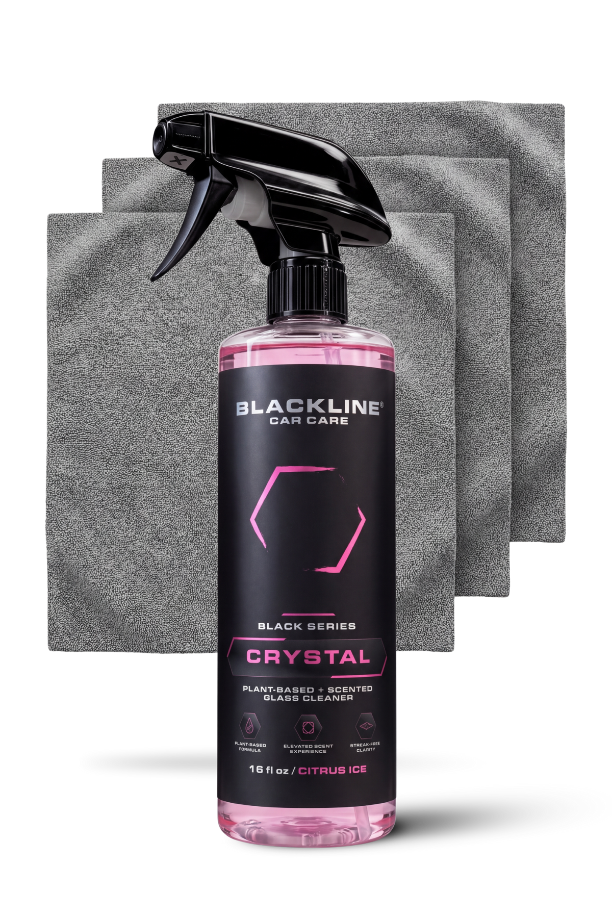 BLACKLINE® Crystal Automotive Glass Cleaner – Streak-Free
