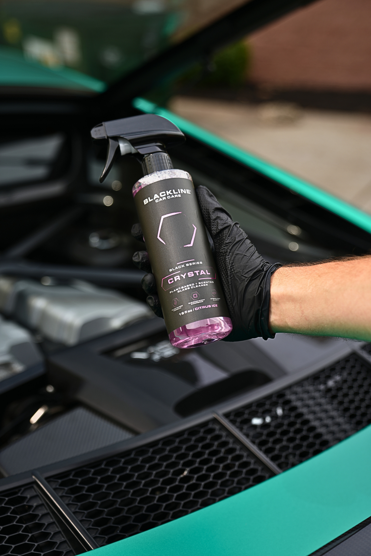 BLACKLINE® Crystal Automotive Glass Cleaner – Streak-Free