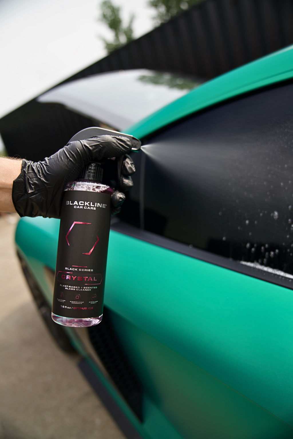 BLACKLINE® Crystal Automotive Glass Cleaner – Streak-Free