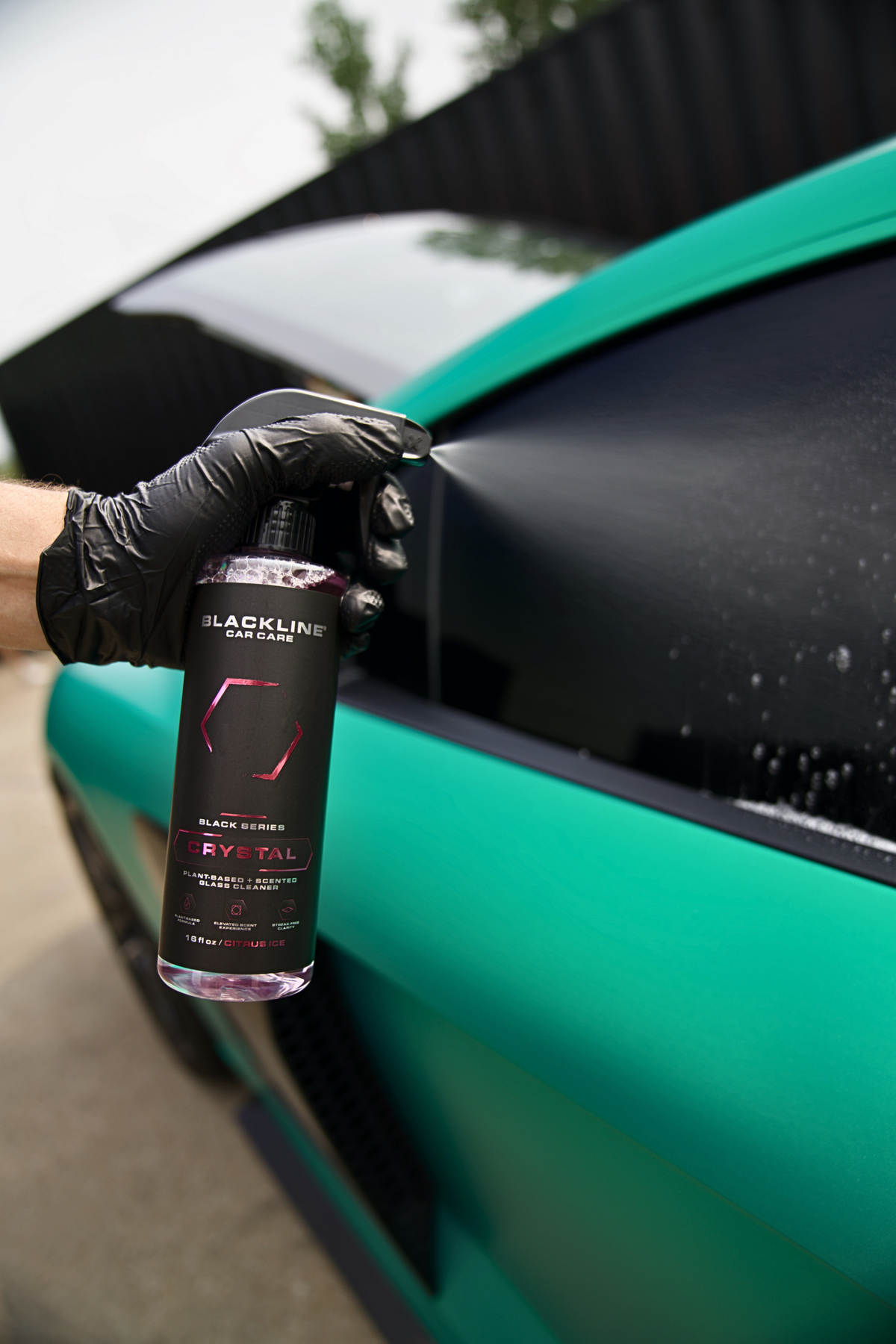 BLACKLINE® Crystal Automotive Glass Cleaner – Streak-Free