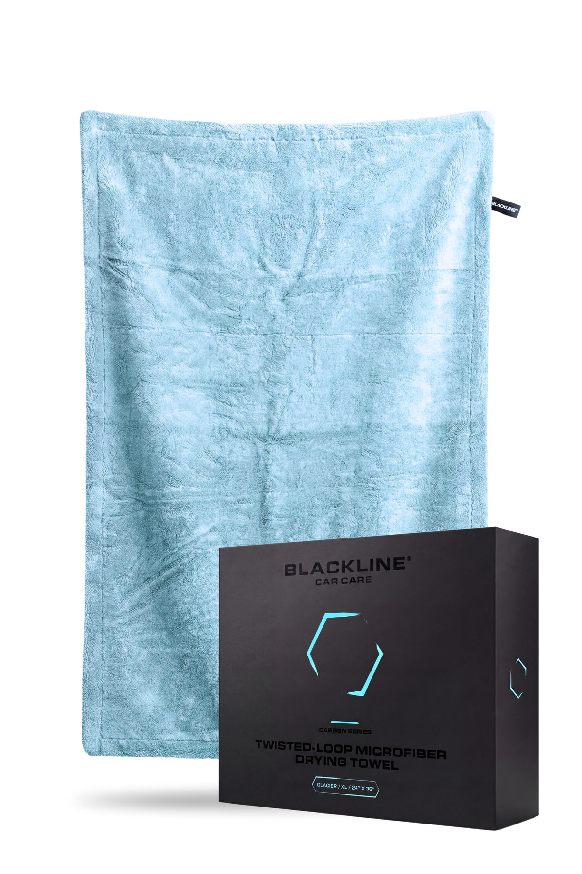 BLACKLINE® 1300 GSM Twisted-Loop Microfiber Car Drying Towel – 2 x 3 ft