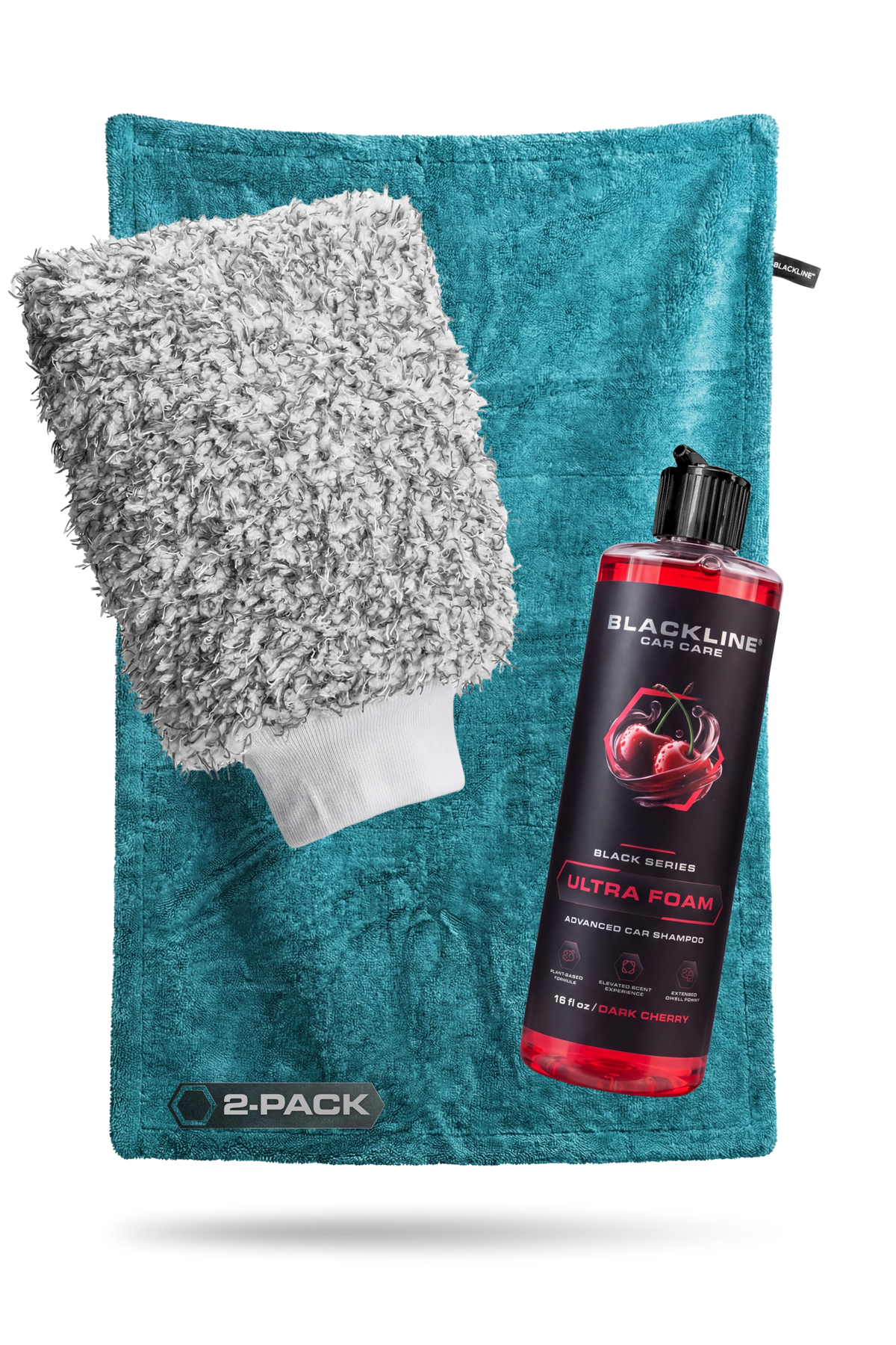 BLACKLINE® 1300 GSM Twisted-Loop Microfiber Car Drying Towel – 2 x 3 ft