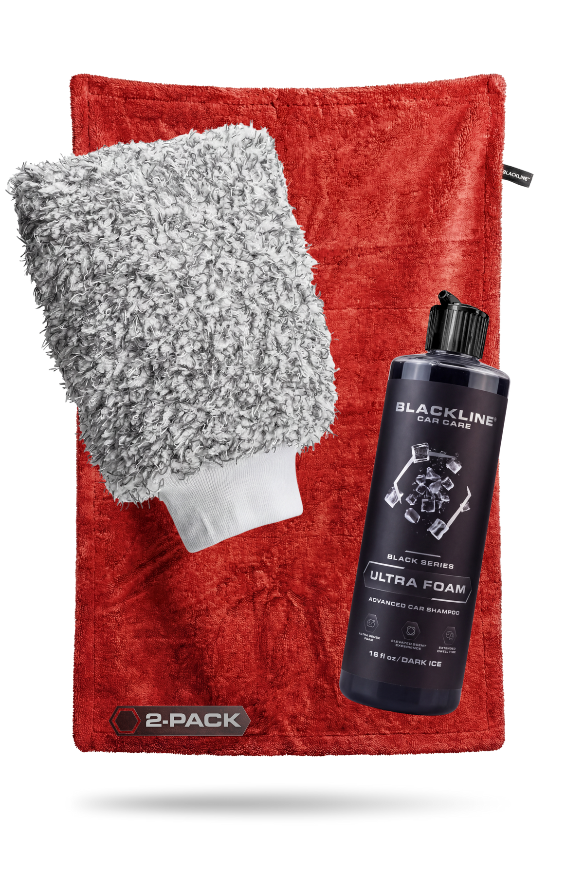 BLACKLINE® 1300 GSM Twisted-Loop Microfiber Car Drying Towel – 2 x 3 ft