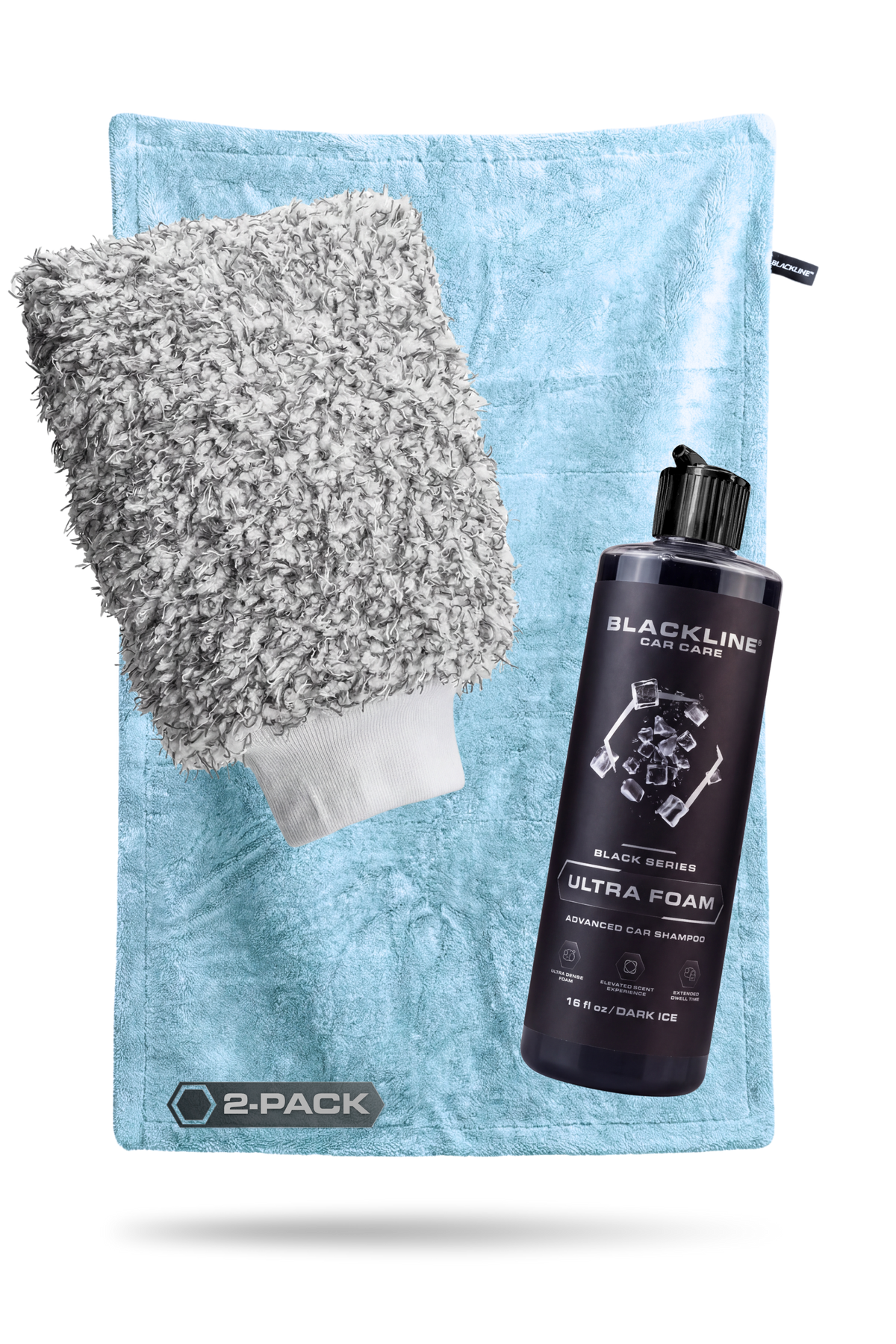 BLACKLINE® 1300 GSM Twisted-Loop Microfiber Car Drying Towel – 2 x 3 ft