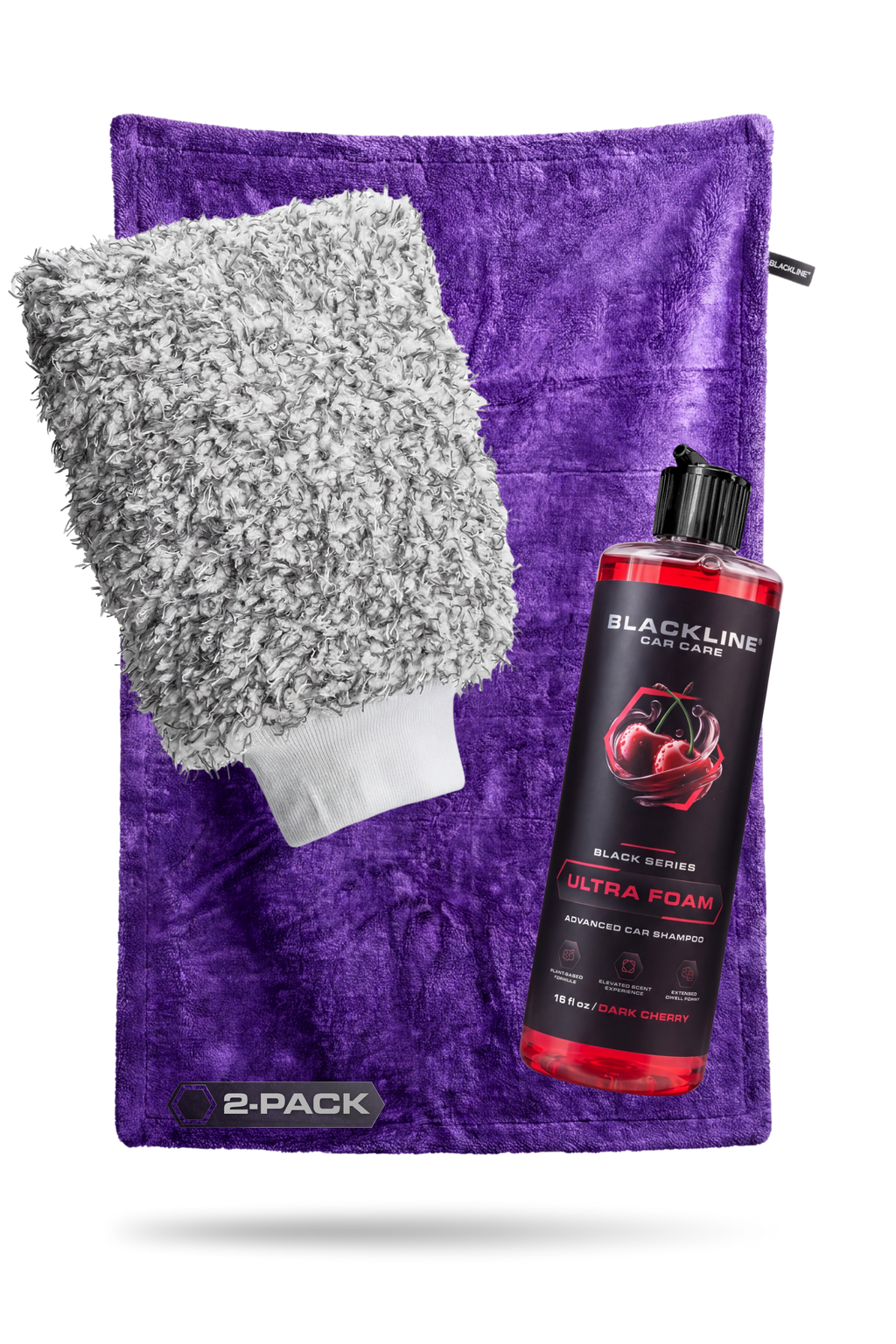 BLACKLINE® 1300 GSM Twisted-Loop Microfiber Car Drying Towel – 2 x 3 ft