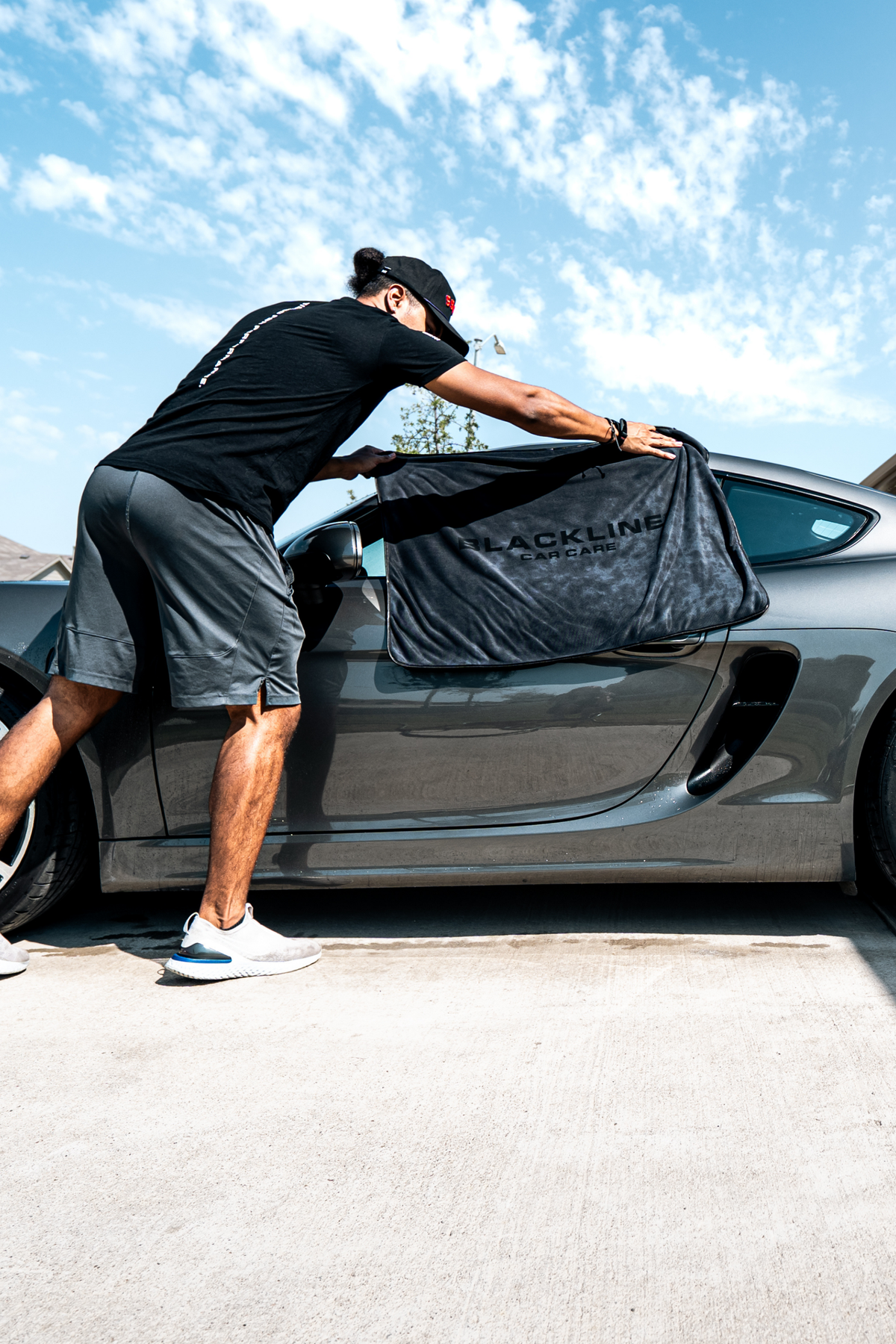 BLACKLINE® Slim Twisted-Loop Microfiber Car Drying Towel