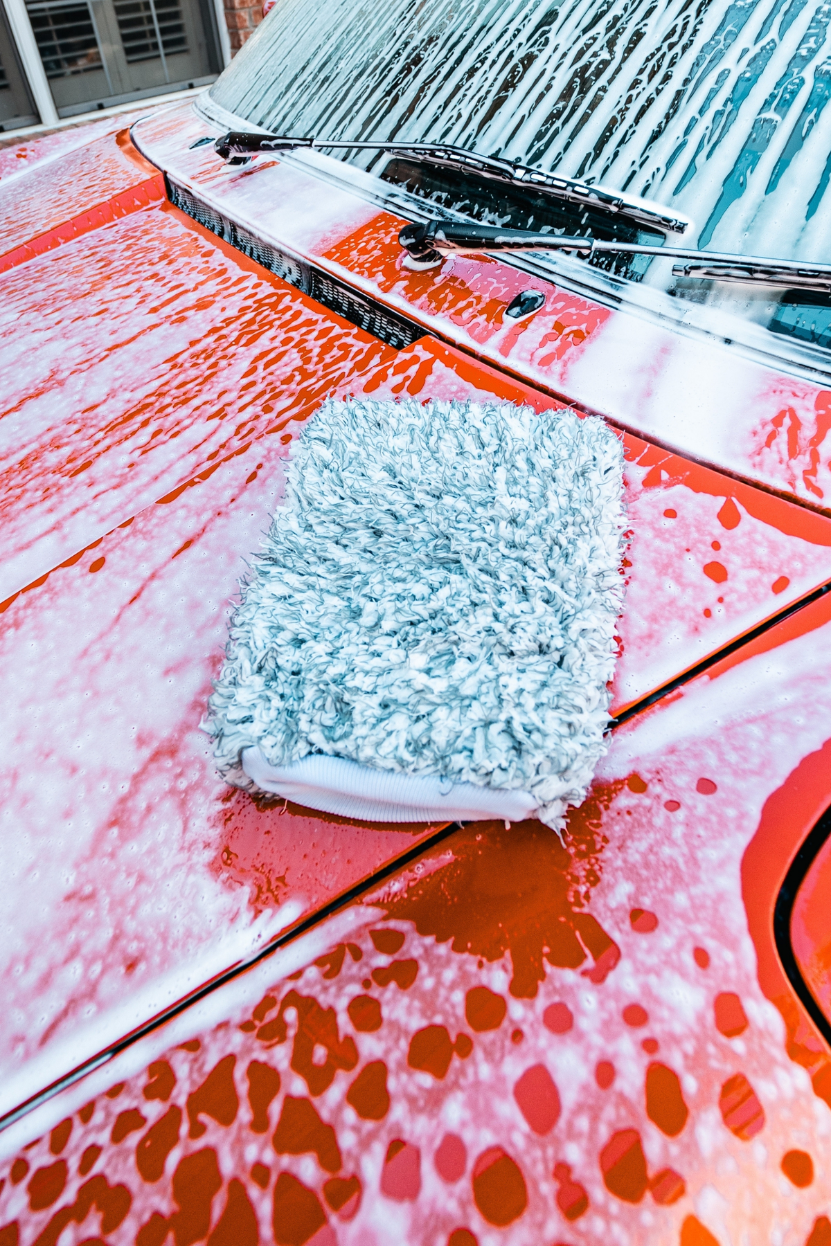 BLACKLINE® Microfiber Car Wash Mitt – Soft Detailing Mitt