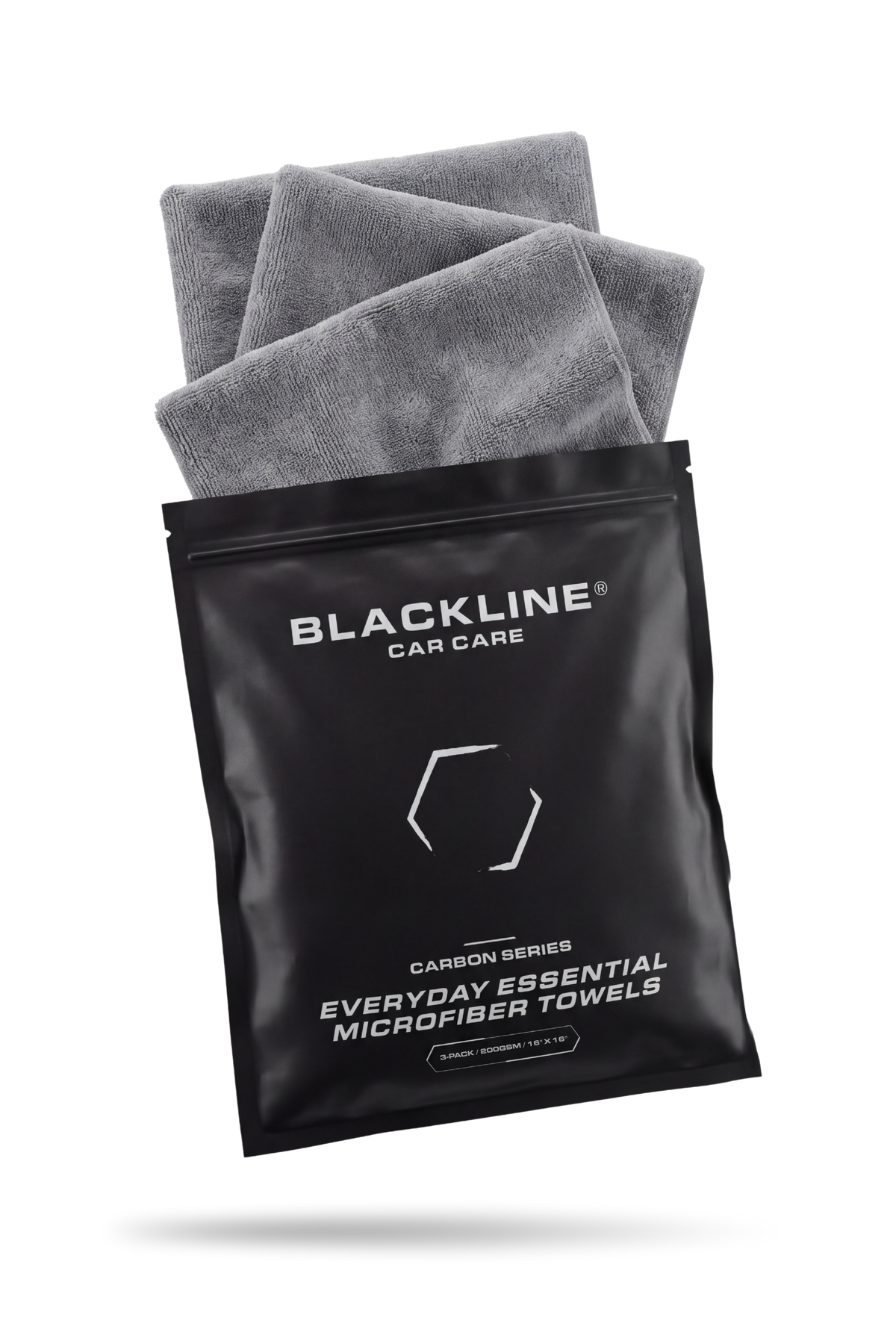 BLACKLINE® Microfiber Detailing Towels – 3-Pack, 16 x 16 in