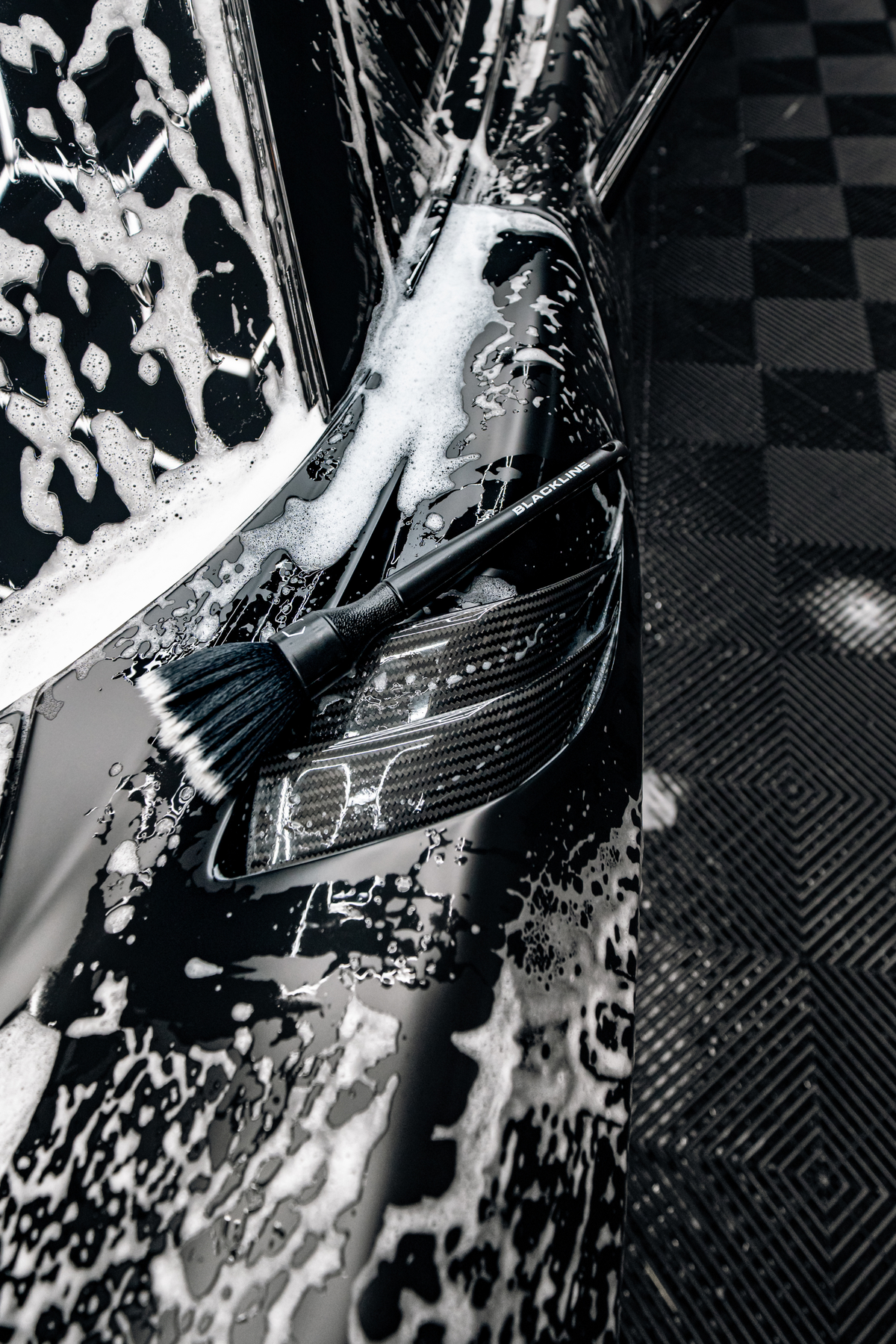 BLACKLINE® Ultra-Soft Car Detailing Brush Set