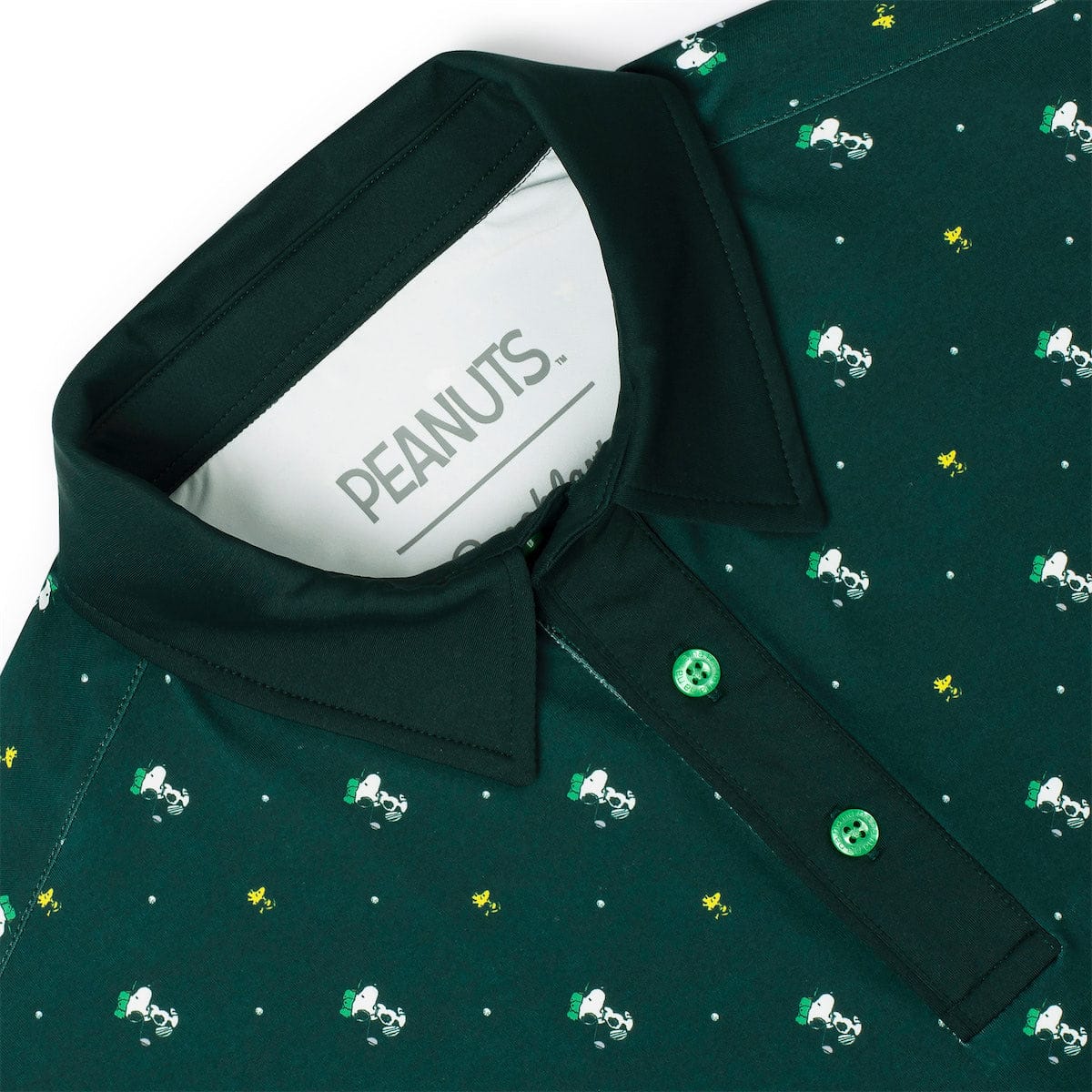 RSVLTS Peanuts Birdie and Beagle Snoopy Golf All-Day Polo