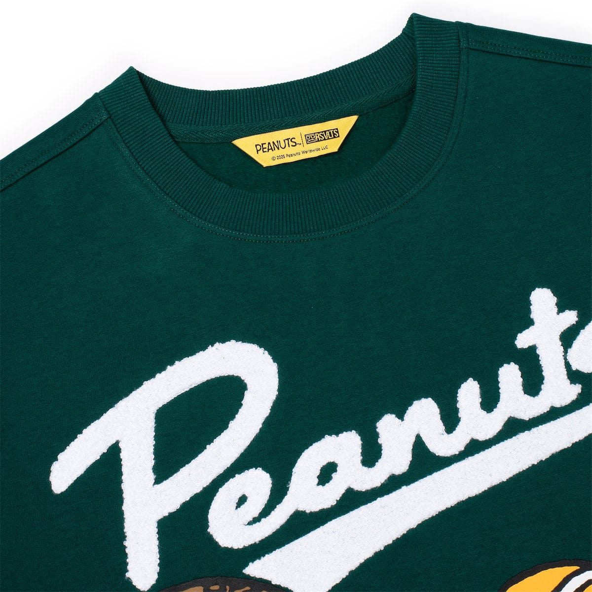 RSVLTS Peanuts Snoopy Scores Embroidered Crewneck Sweatshirt